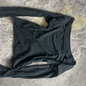 Stylish Black Long Sleeve Women's Top